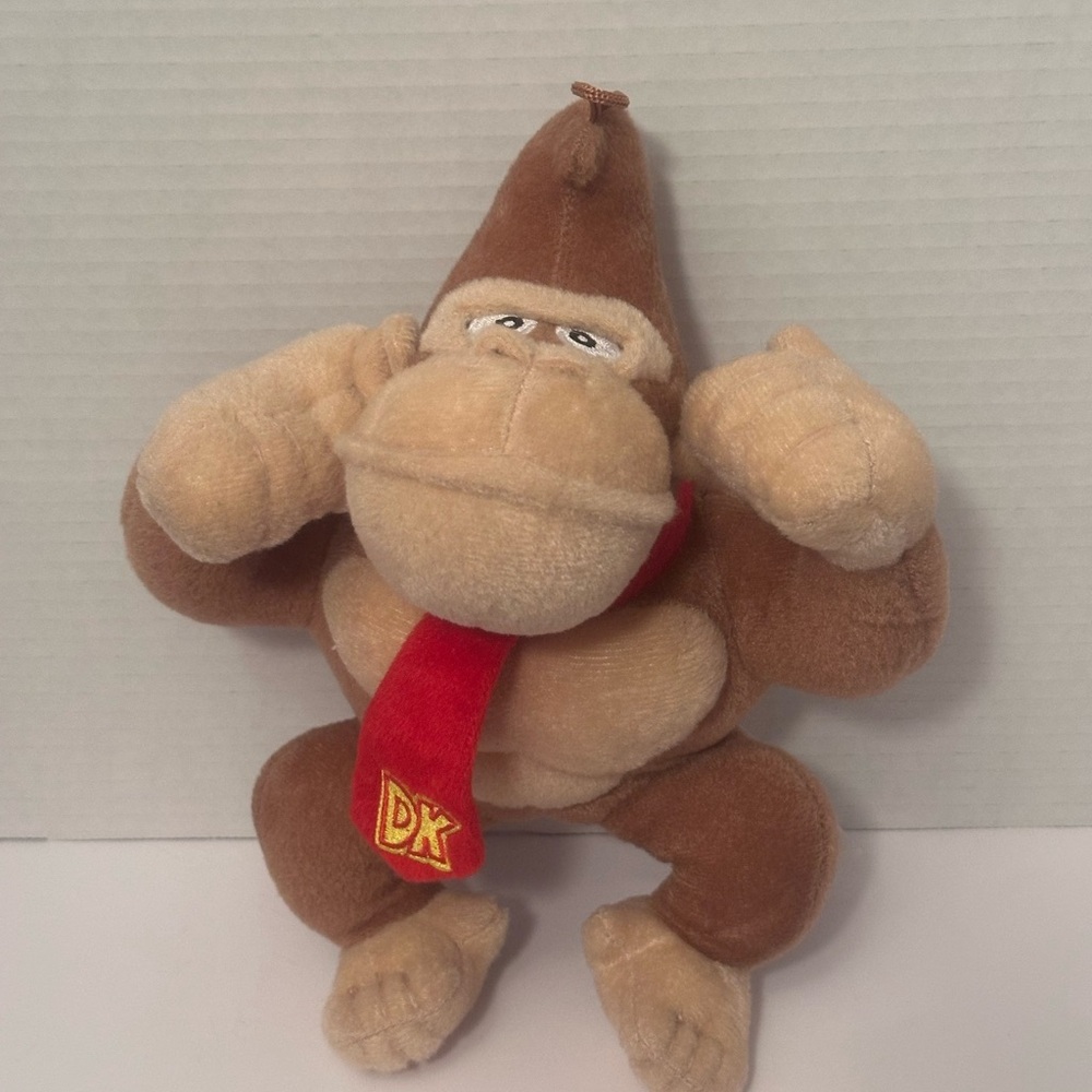 Nintendo Super Mario DONKEY KONG GORILLA 10" Plush STUFFED ANIMAL 2023